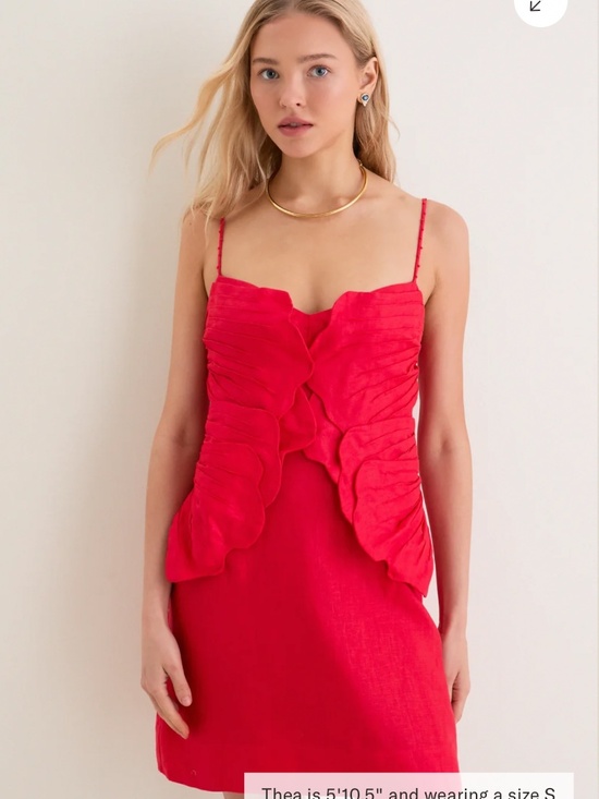 Farm rio Dresses & Skirts - Farm Rio Red Sleeveless Flower Mini Dress for Wedding Party Beach Cocktail